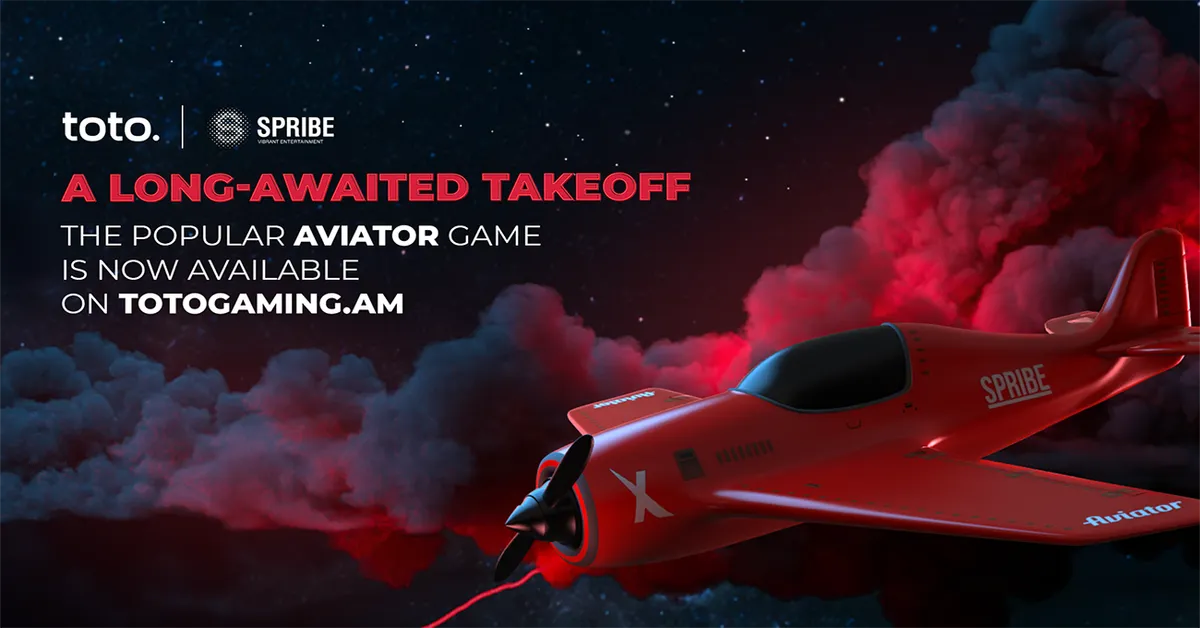 Spribe Aviator red airplane takeoff crash game screen